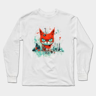 Psychedelic squirrel Long Sleeve T-Shirt